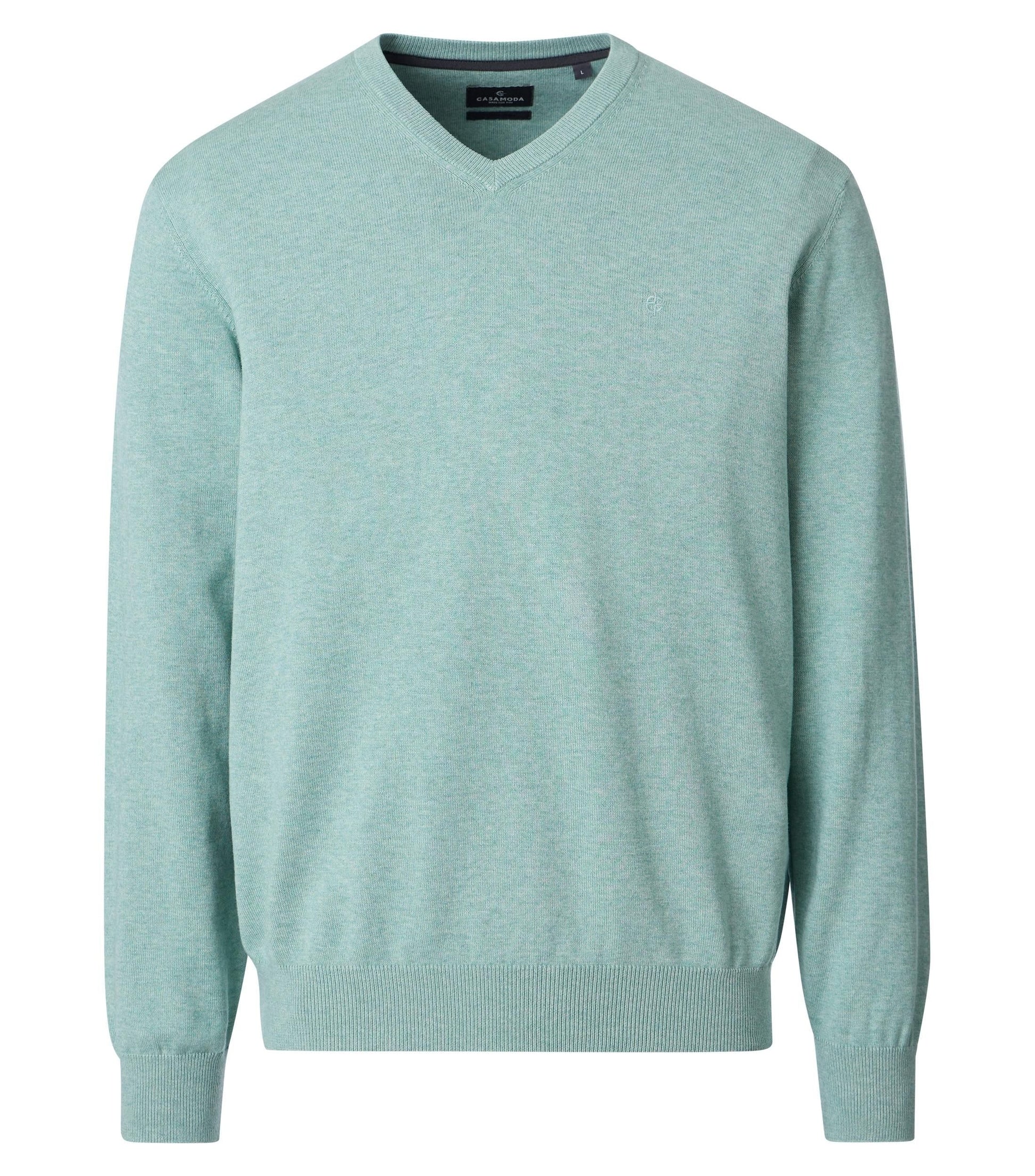 Pullover V-Neck NOS 364 tUErkis Bild 1