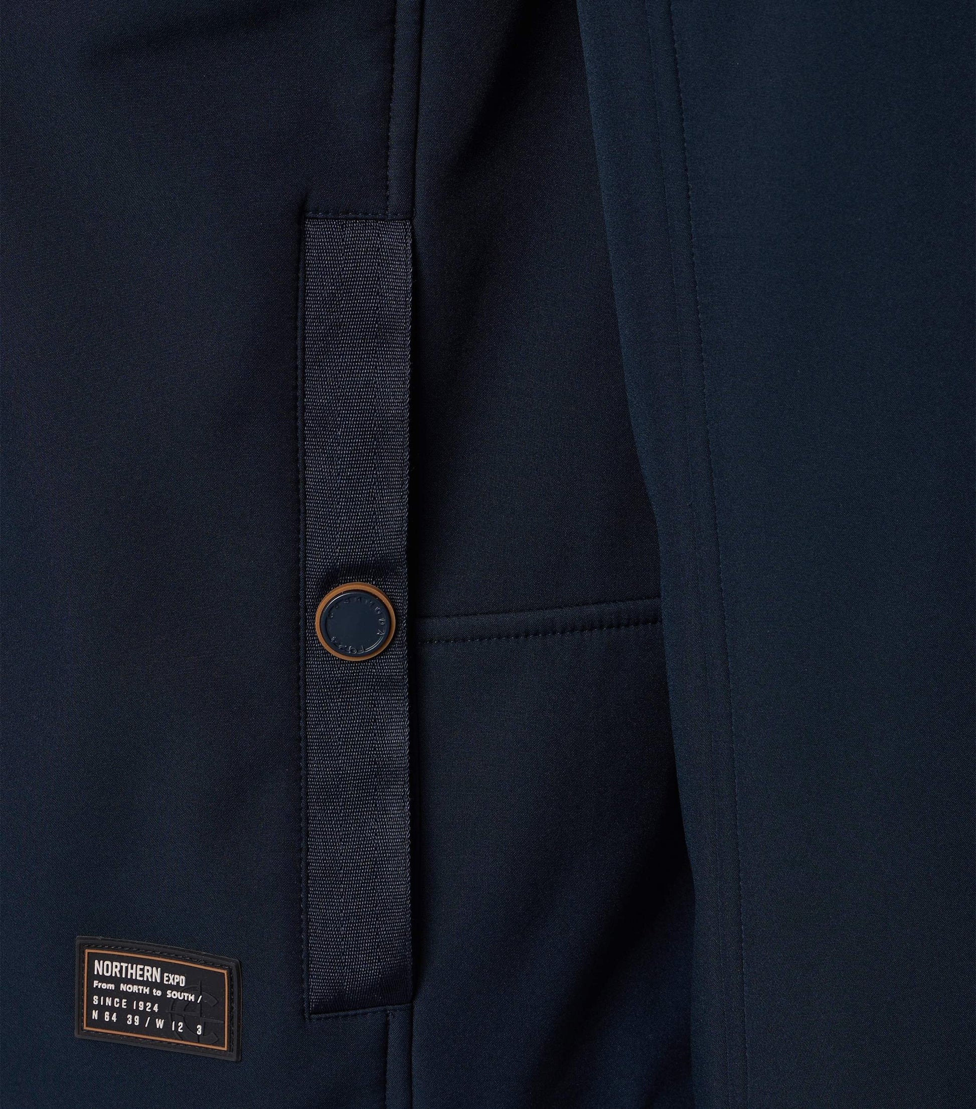Softshelljacke mit Kapuze 108 blau Bild 3