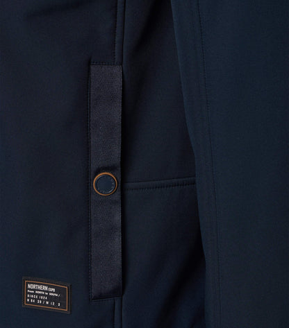 Softshelljacke mit Kapuze 108 blau Bild 3