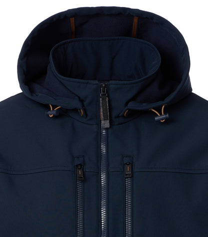 Softshelljacke mit Kapuze 108 blau Bild 4