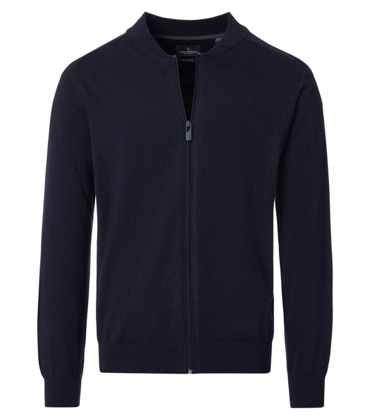 Strickjacke uni 004440 135 blau Bild 1