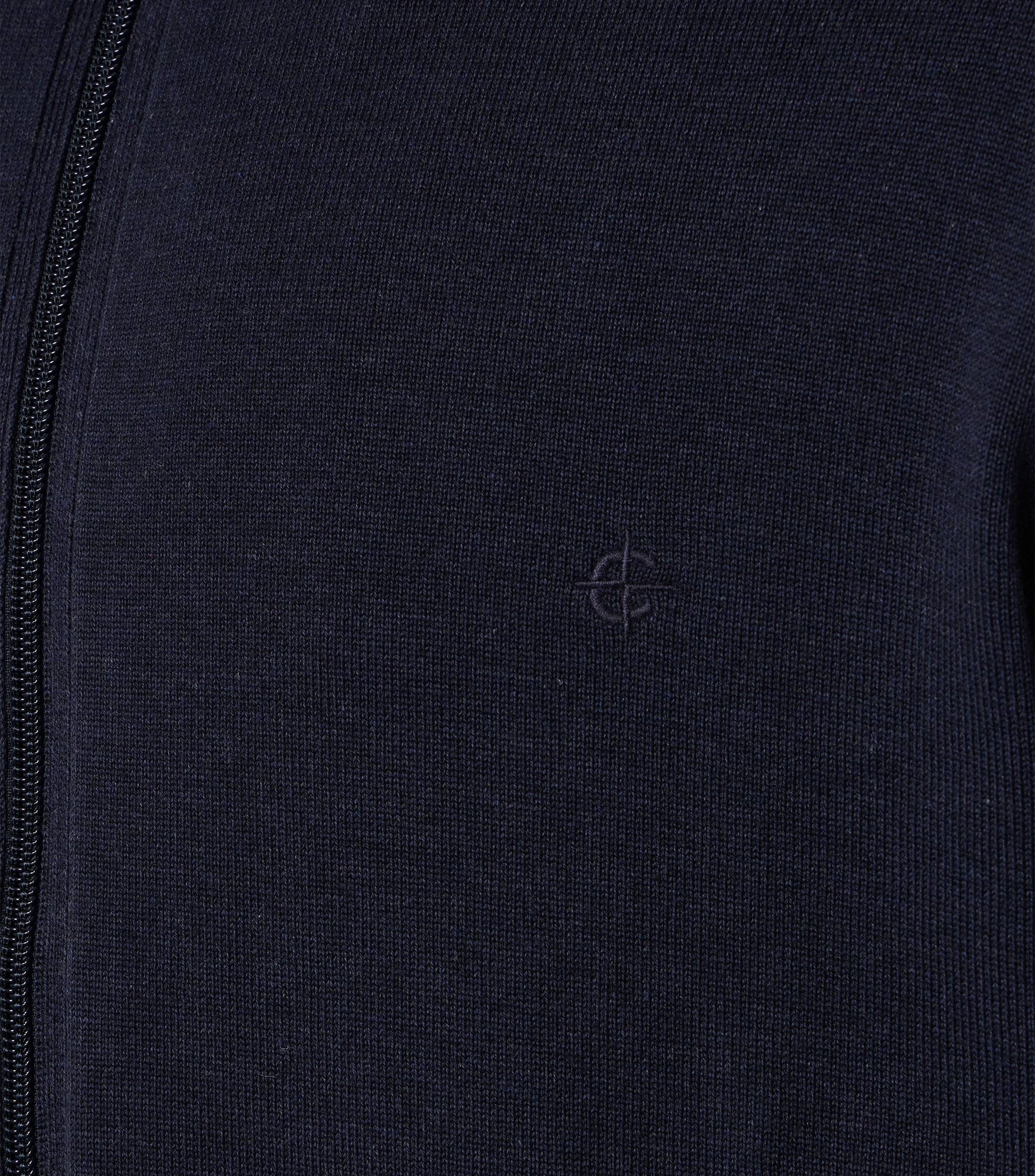Strickjacke uni 004440 135 blau Bild 3