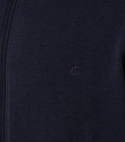Strickjacke uni 004440 135 blau Bild 3