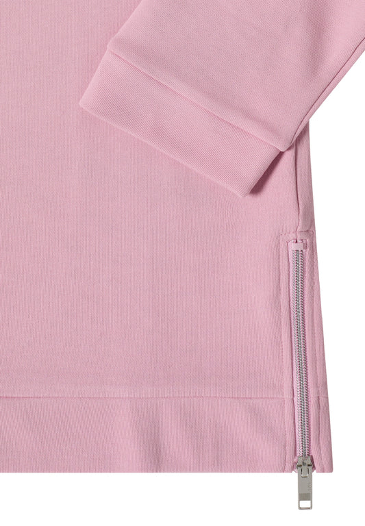 3/4-Arm Shirt mit Rundhals und Wording mellow rose Bild 2