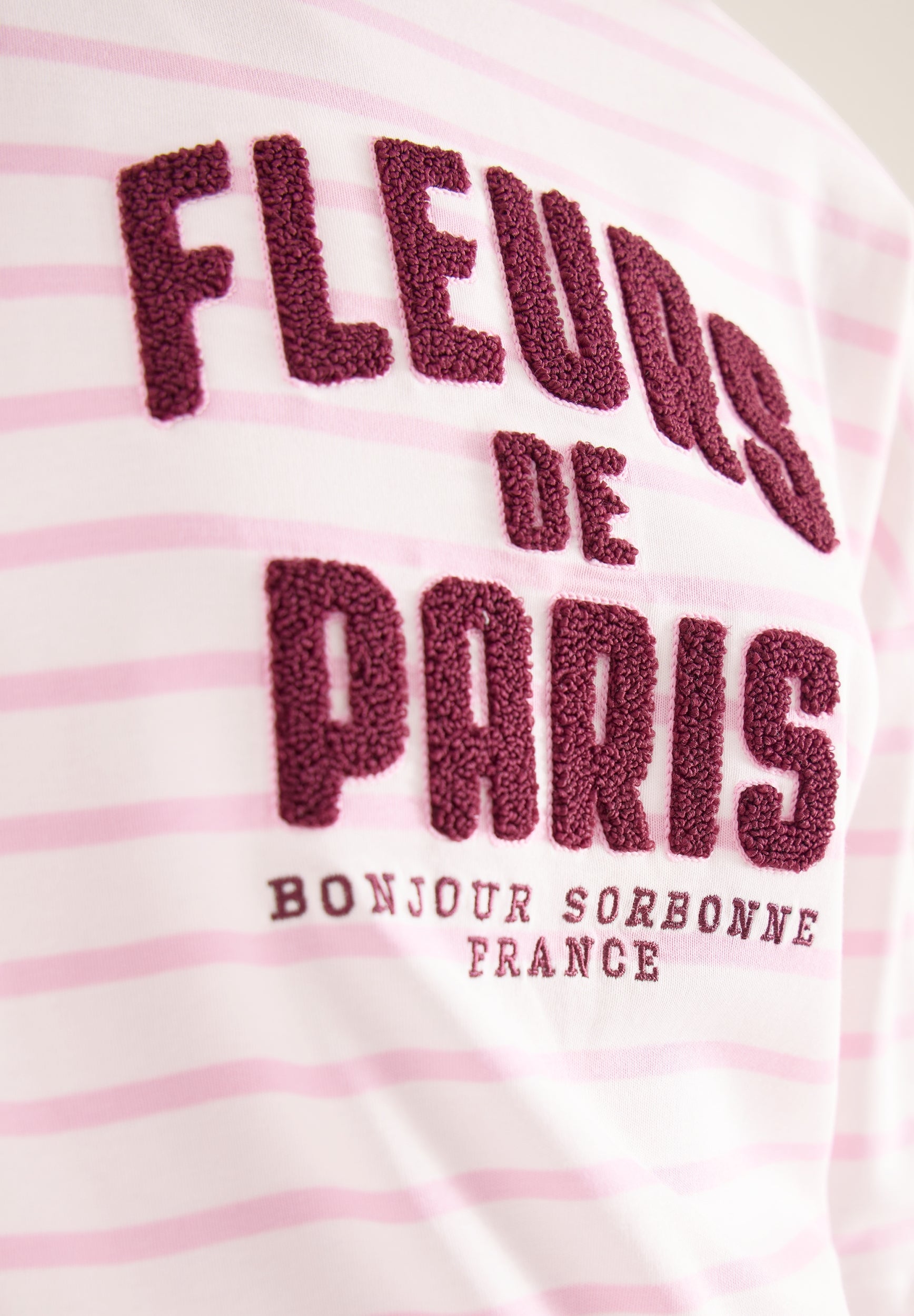 3/4-Arm Shirt mit Wording Artwork light blush rose Bild 6