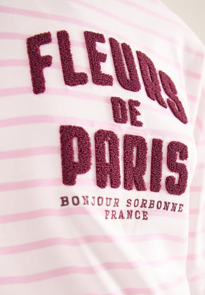3/4-Arm Shirt mit Wording Artwork light blush rose Bild 6