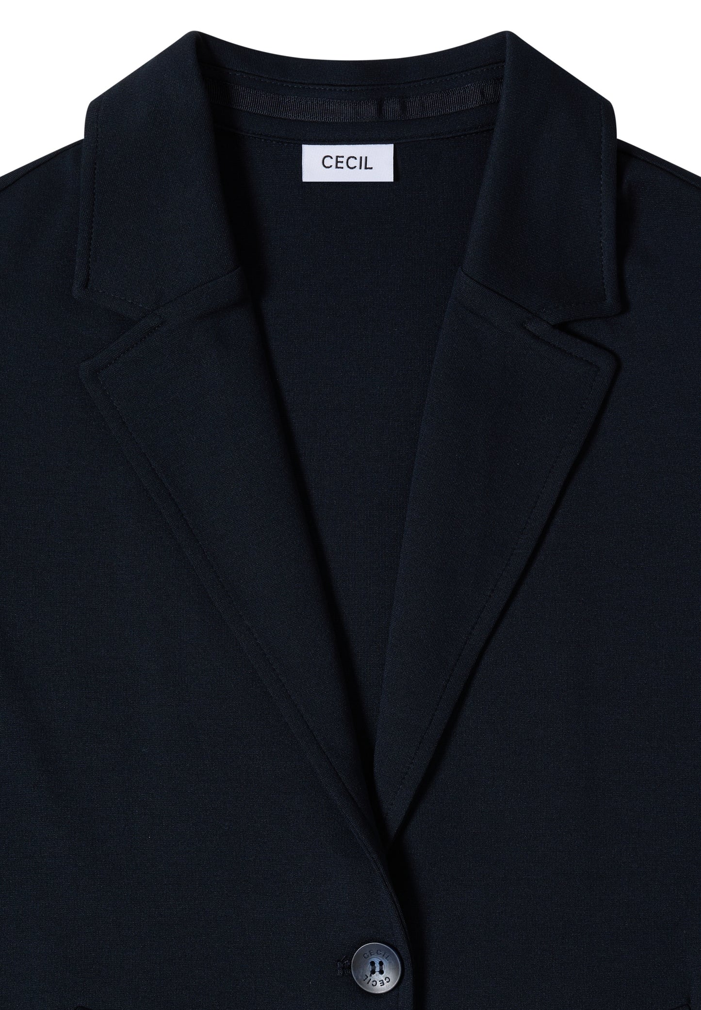 Basic Blazer mit Reverskragen universal blue Bild 2