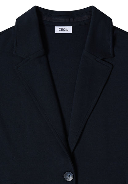 Basic Blazer mit Reverskragen universal blue Bild 2