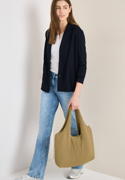 Basic Blazer mit Reverskragen universal blue Bild 5