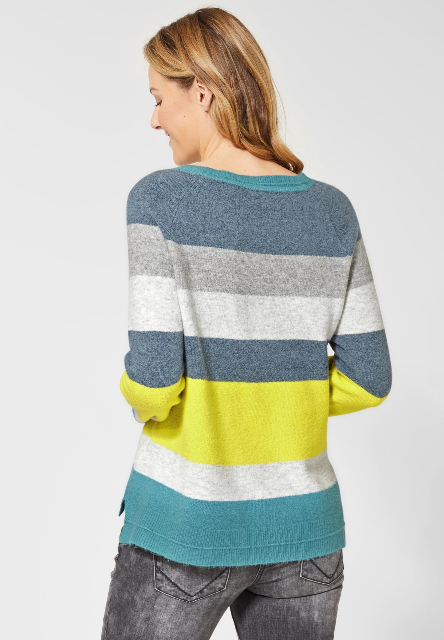 Block stripe sweater
