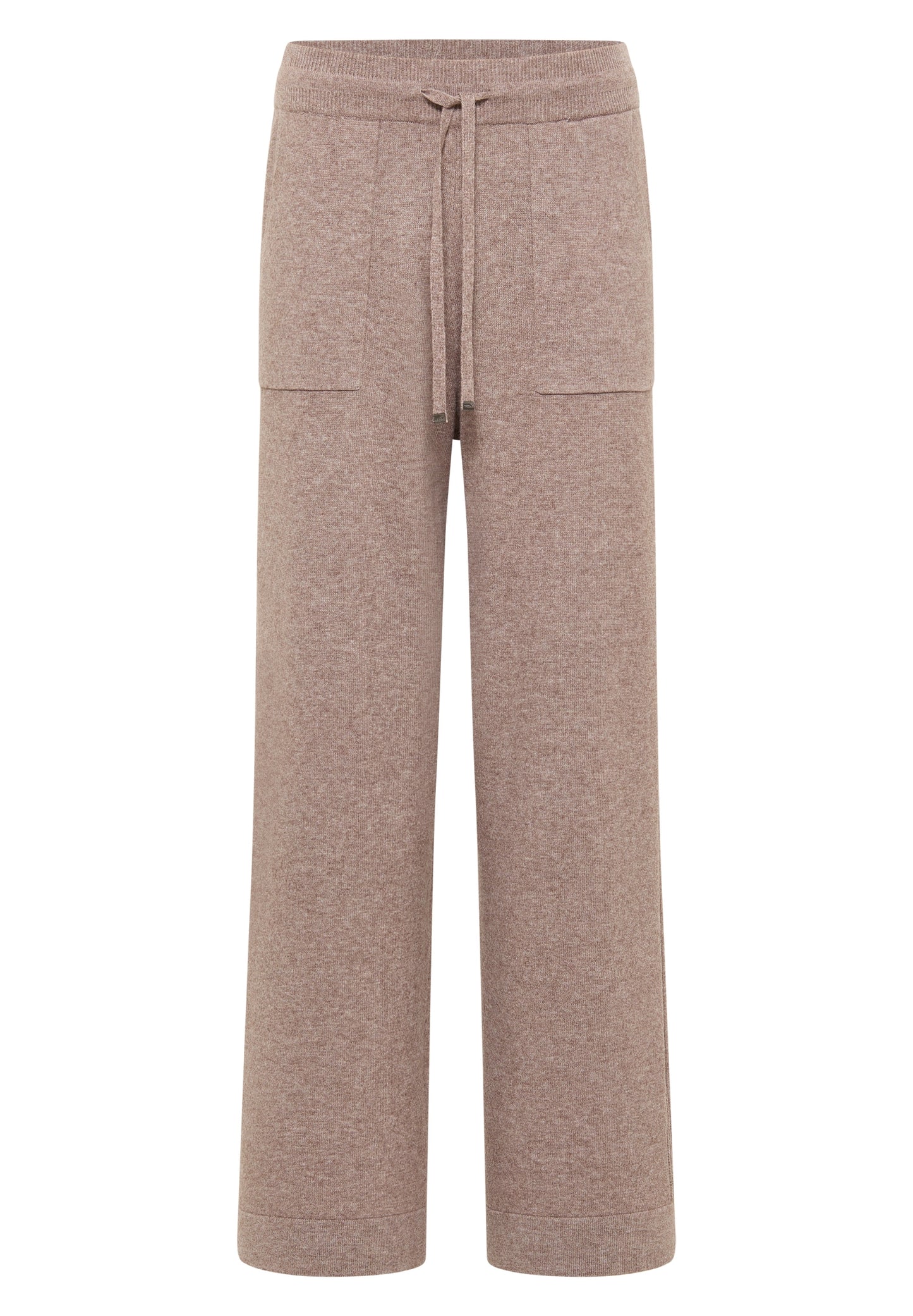 Cosy Neele Knit Pants chocolate mousse melange Bild 1