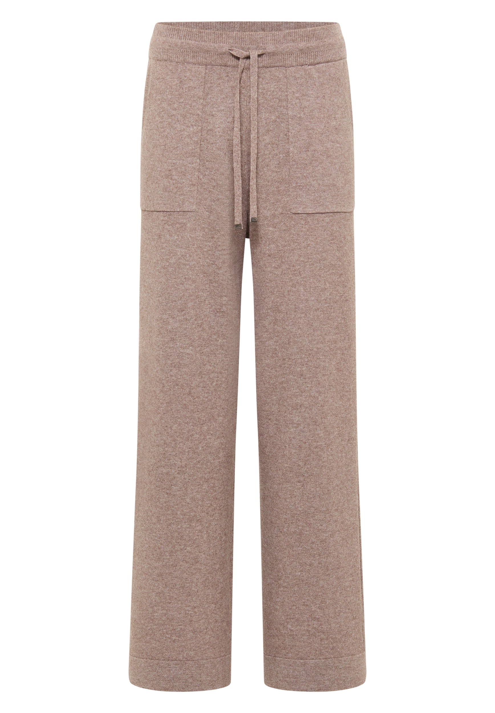 Cosy Neele Knit Pants chocolate mousse melange Bild 1