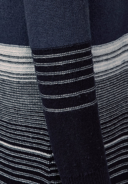 Cardigan with stripes