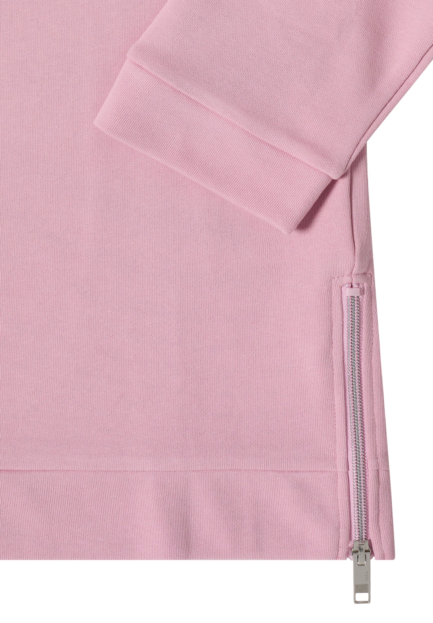 3/4-Arm Shirt mit Rundhals und Wording mellow rose Bild 2