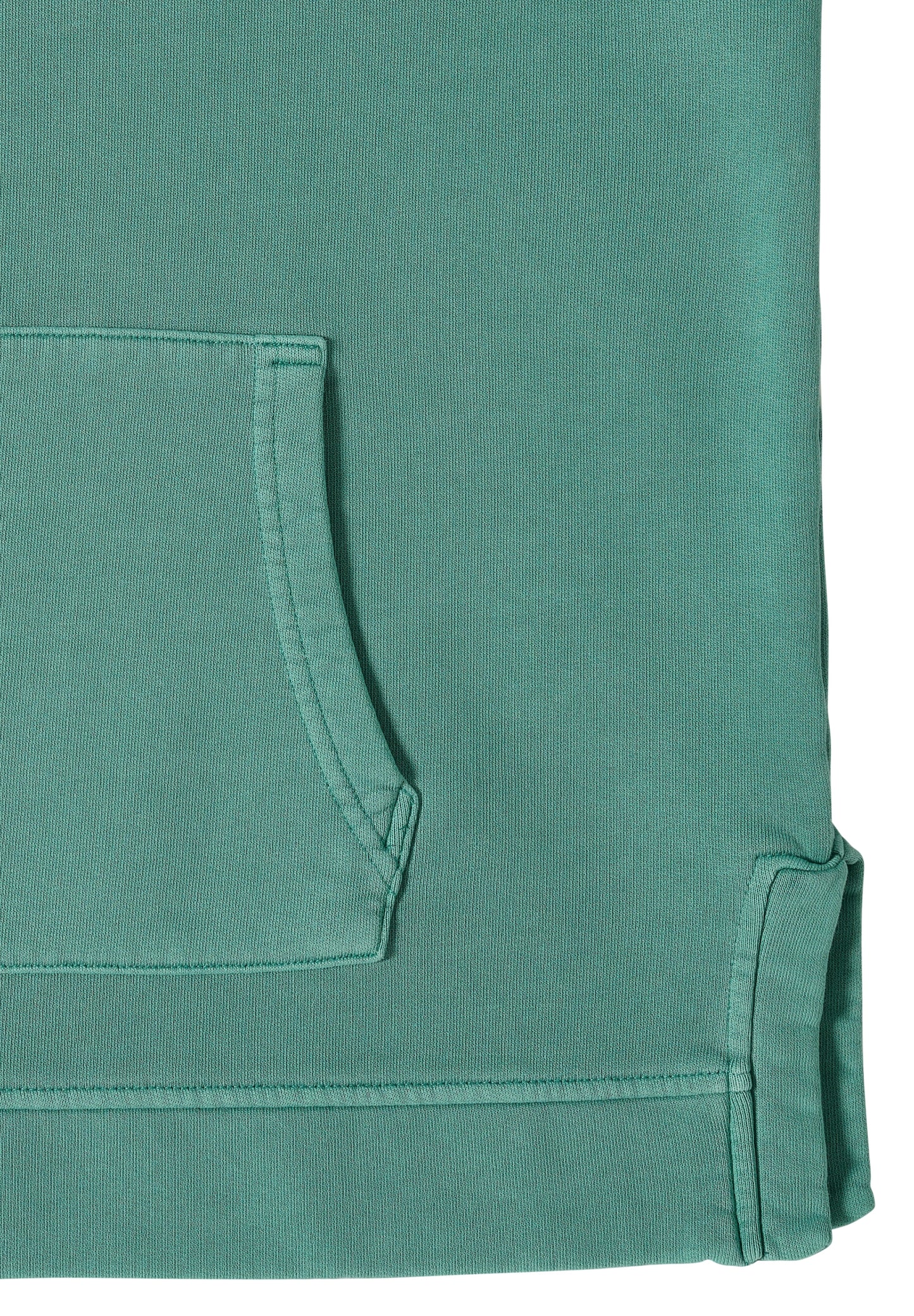 Garment-dyed Hoodie jewel green Bild 2