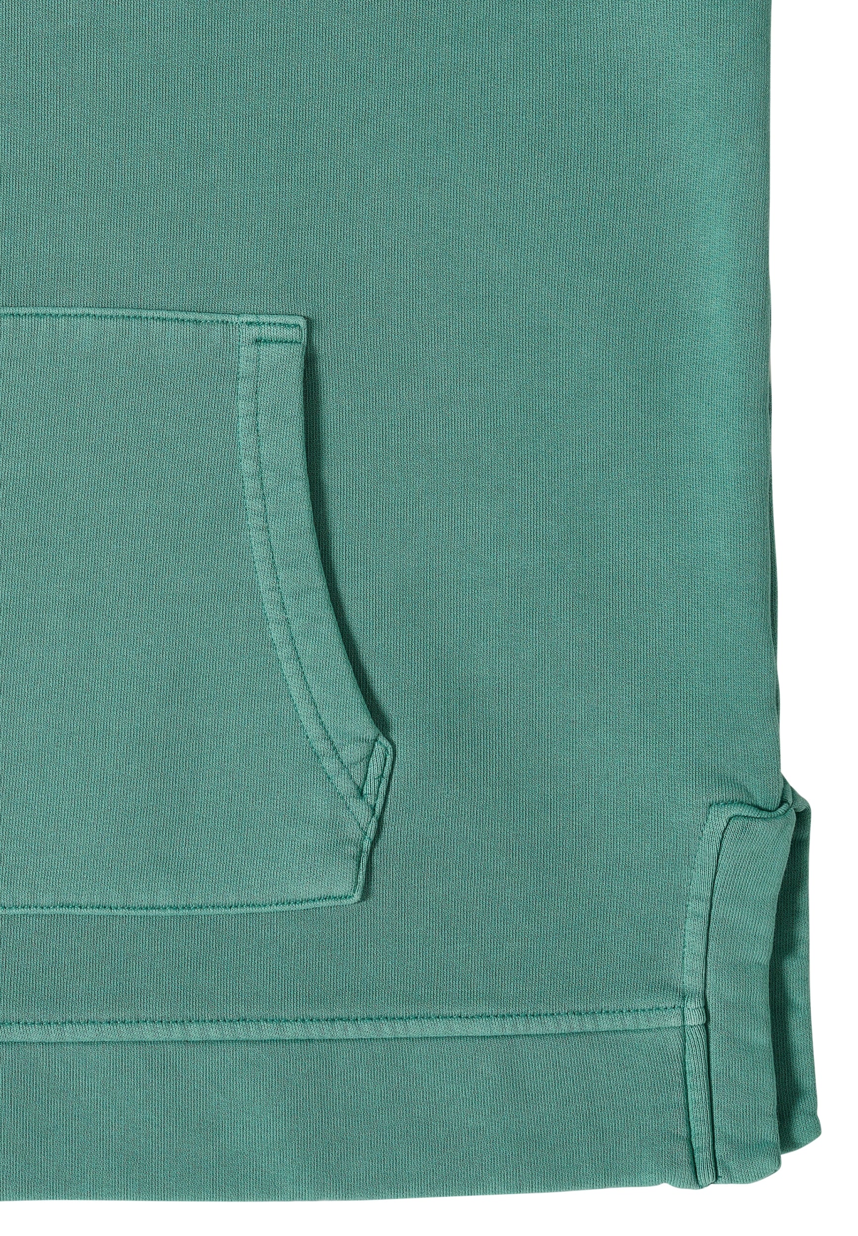 Garment-dyed Hoodie jewel green Bild 2
