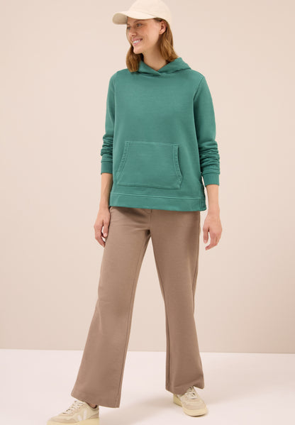 Garment-dyed Hoodie jewel green Bild 5