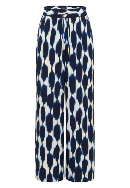 High Waist Wide Leg Hose im Loose Fit urban dark blue Bild 1