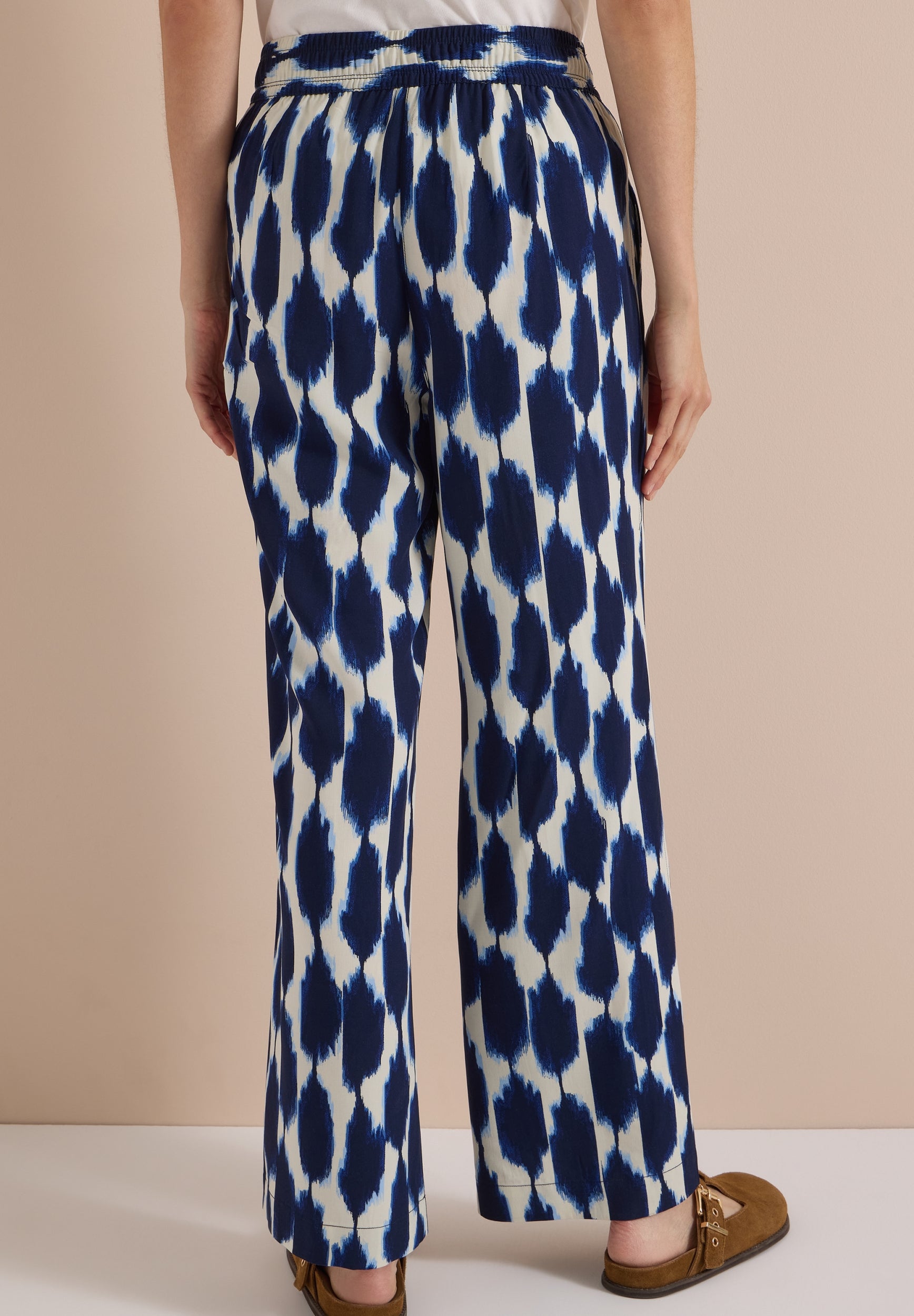 High Waist Wide Leg Hose im Loose Fit urban dark blue Bild 4