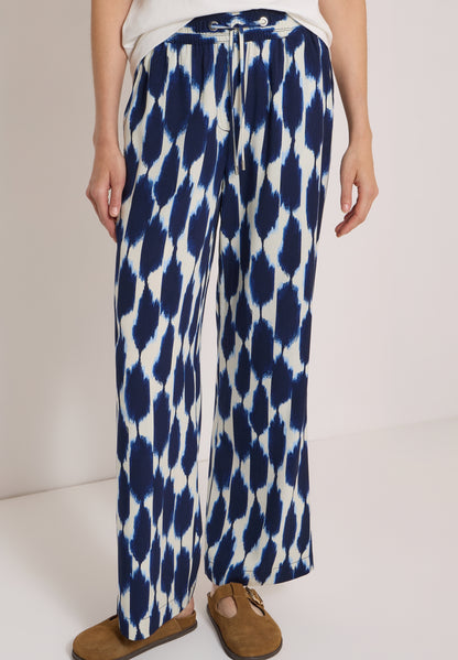 High Waist Wide Leg Hose im Loose Fit urban dark blue Bild 6