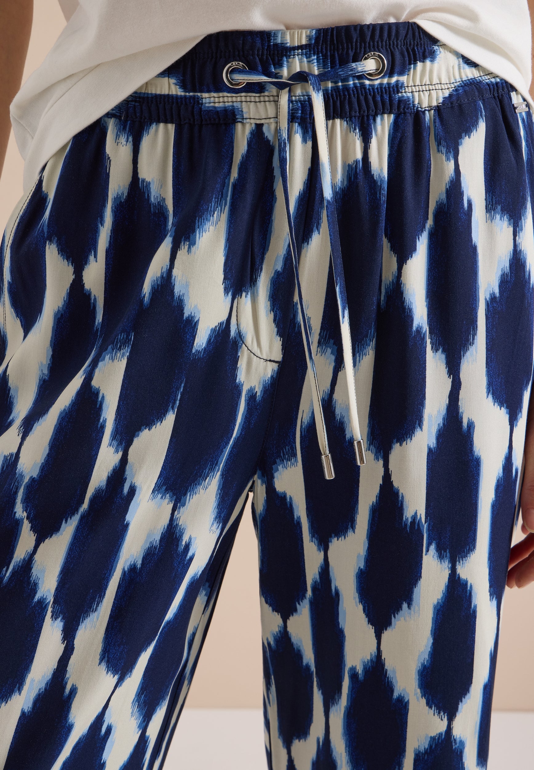 High Waist Wide Leg Hose im Loose Fit urban dark blue Bild 7