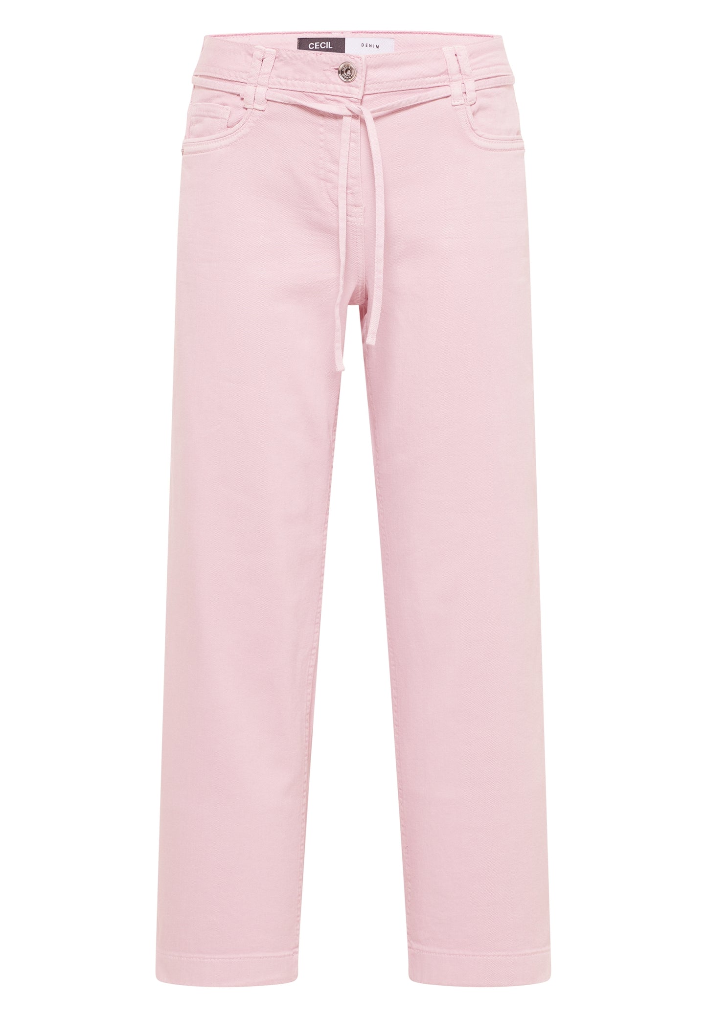 High Waist Wide Leg Jeans im Loose Fit light blush rose Bild 1