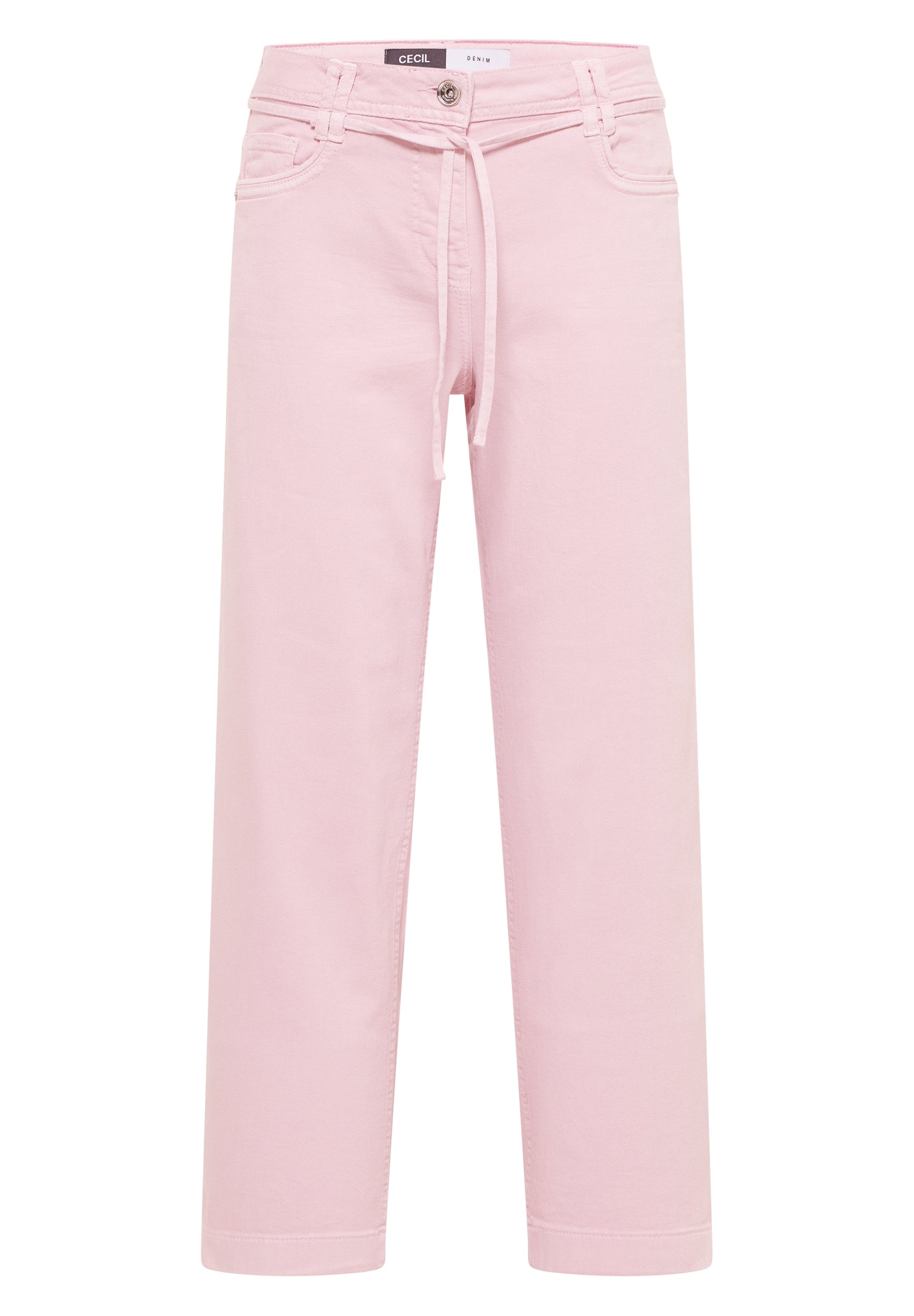 High Waist Wide Leg Jeans im Loose Fit light blush rose Bild 1
