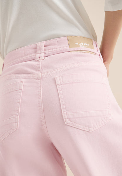 High Waist Wide Leg Jeans im Loose Fit light blush rose Bild 6