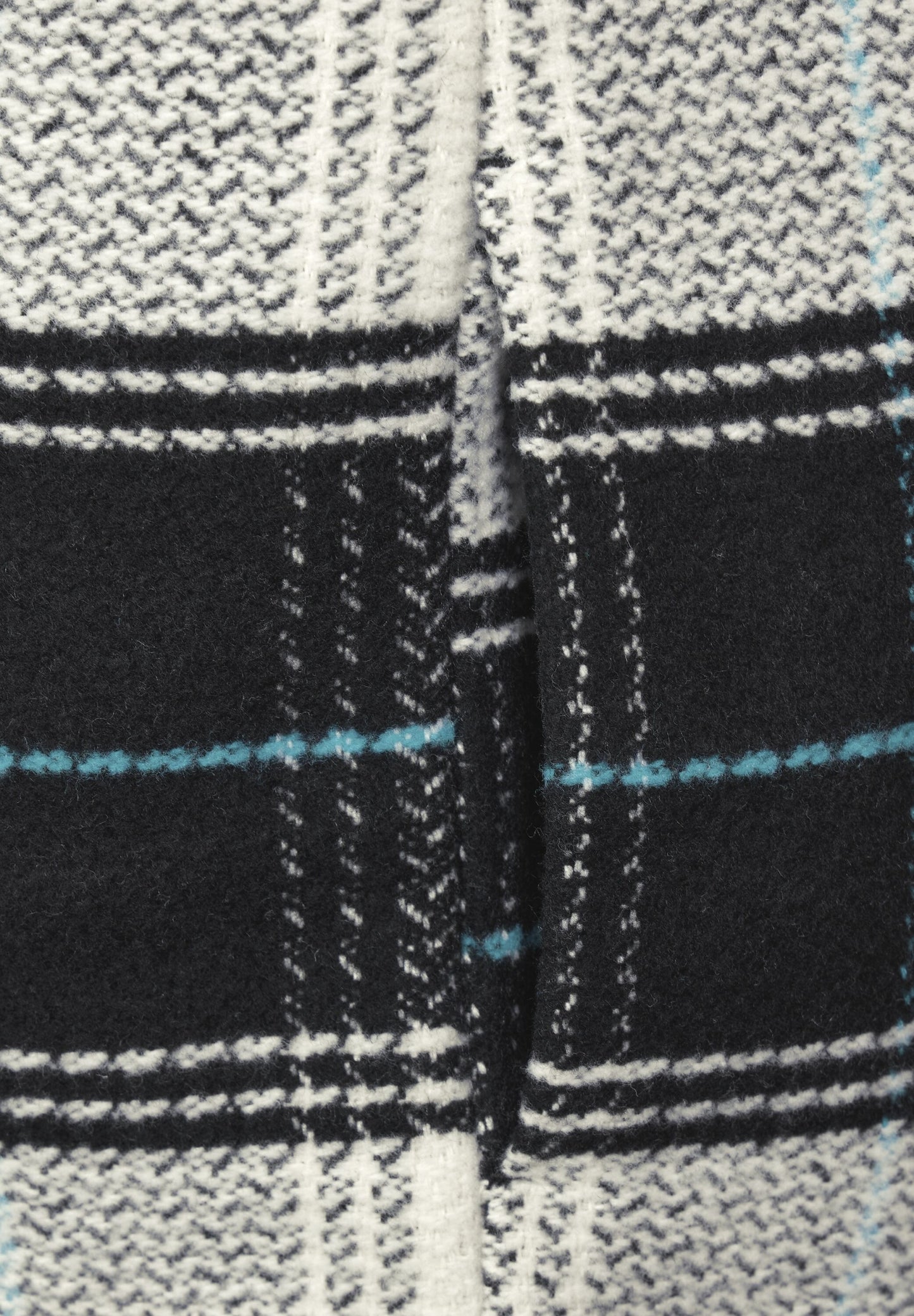 Karierte Übergangsjacke Black Bild 7