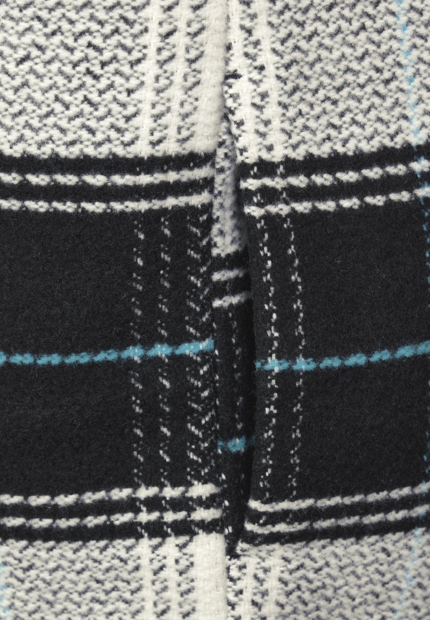 Karierte Übergangsjacke Black Bild 7