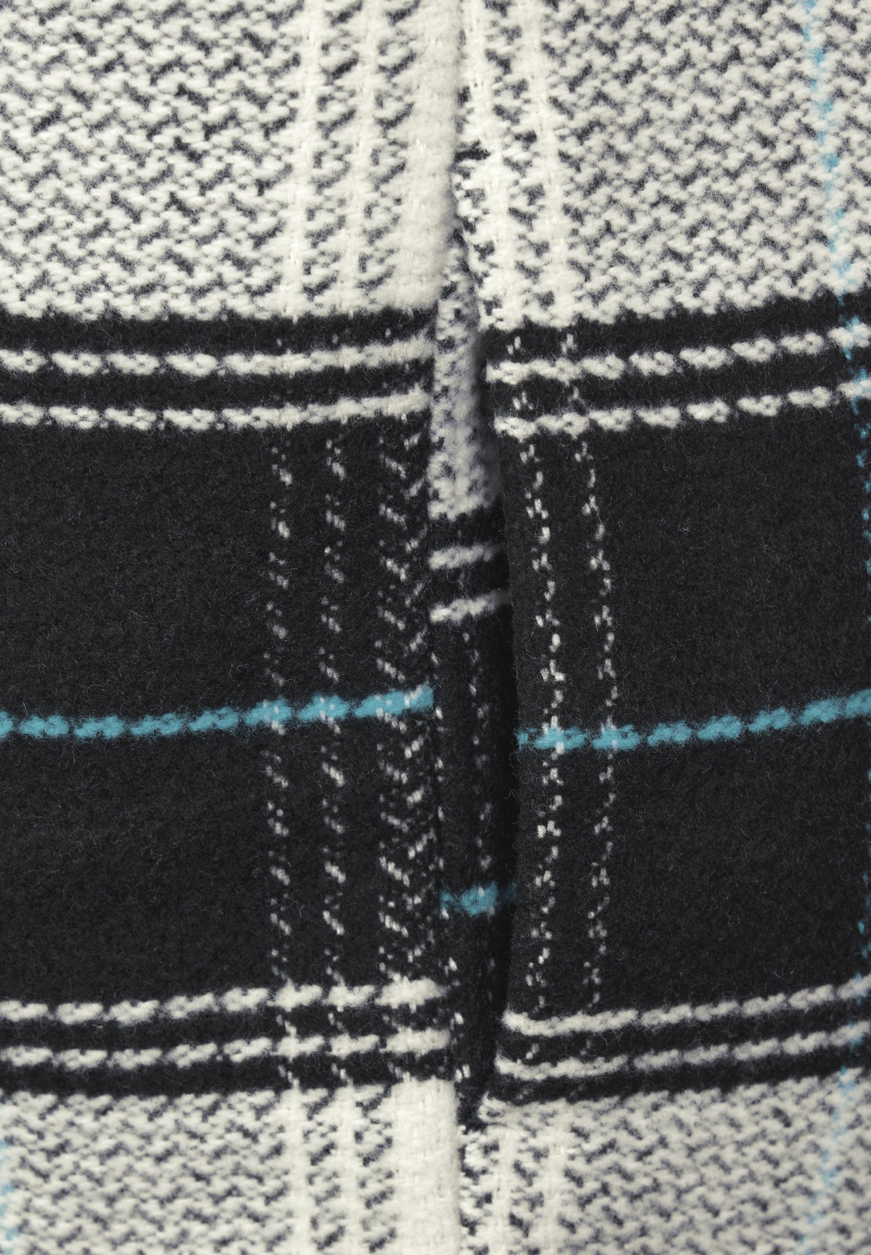 Karierte Übergangsjacke Black Bild 9