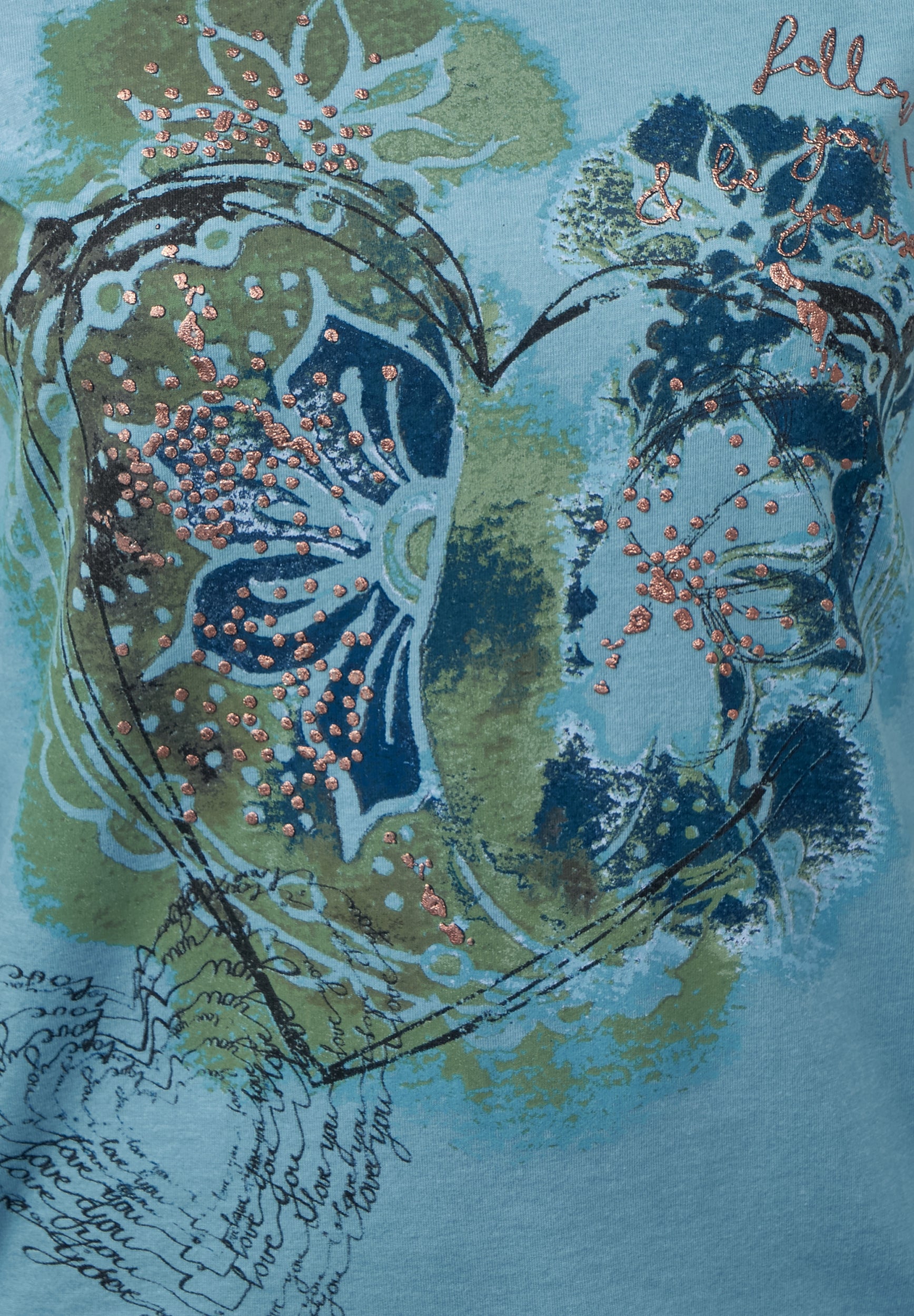 Longsleeve mit Herzprint 30746 Bild 4