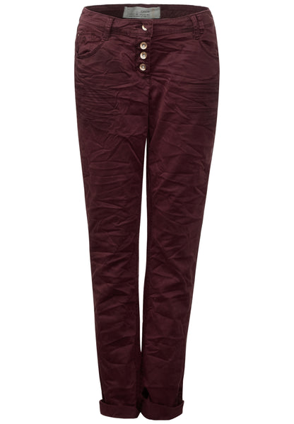 New York colored crash trousers