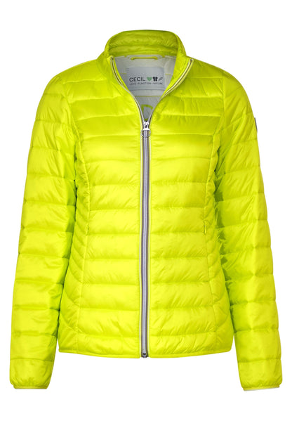 Padded jacket with stripe detail