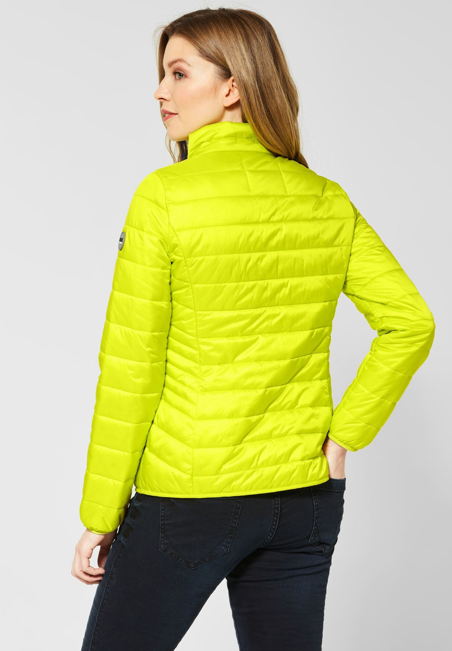 Padded jacket with stripe detail