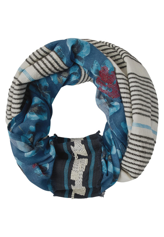 Patchwork Loop mit Perlen 30799 Bild 1