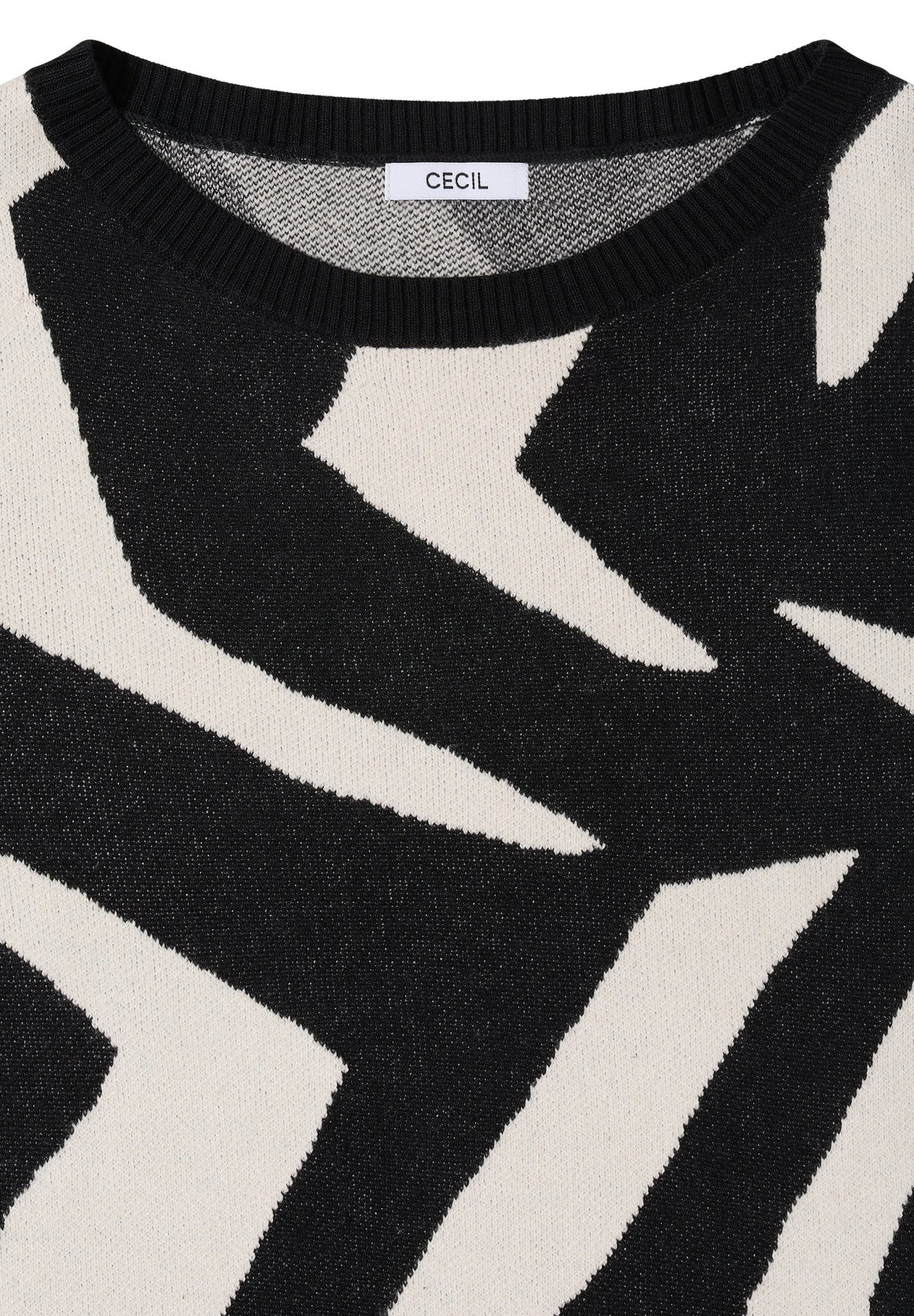 Pullover mit Grafikmuster Black Bild 2