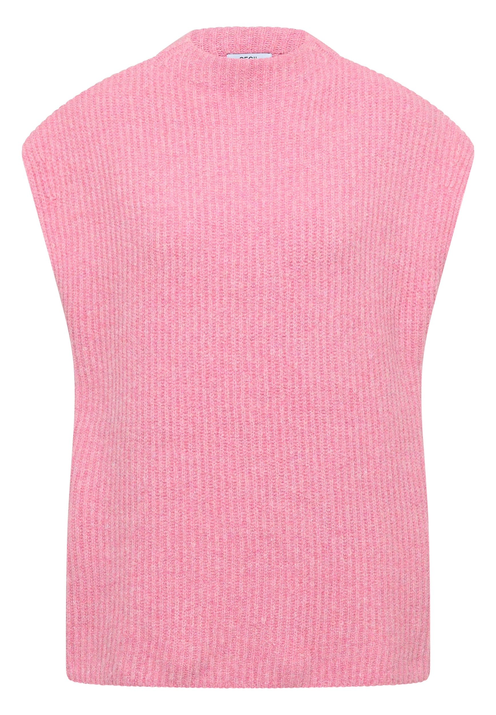 Pullunder mit Strickdetail dark blossom melange Bild 1