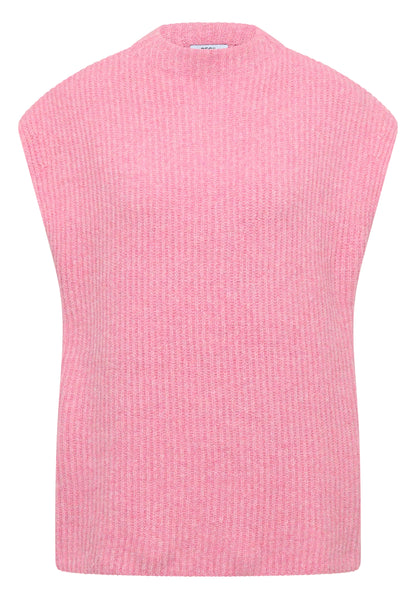 Pullunder mit Strickdetail dark blossom melange Bild 1