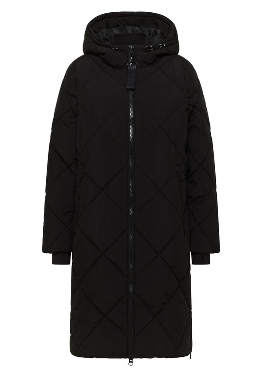 Ripstop Quilted Coat w. Teflon Black Bild 1