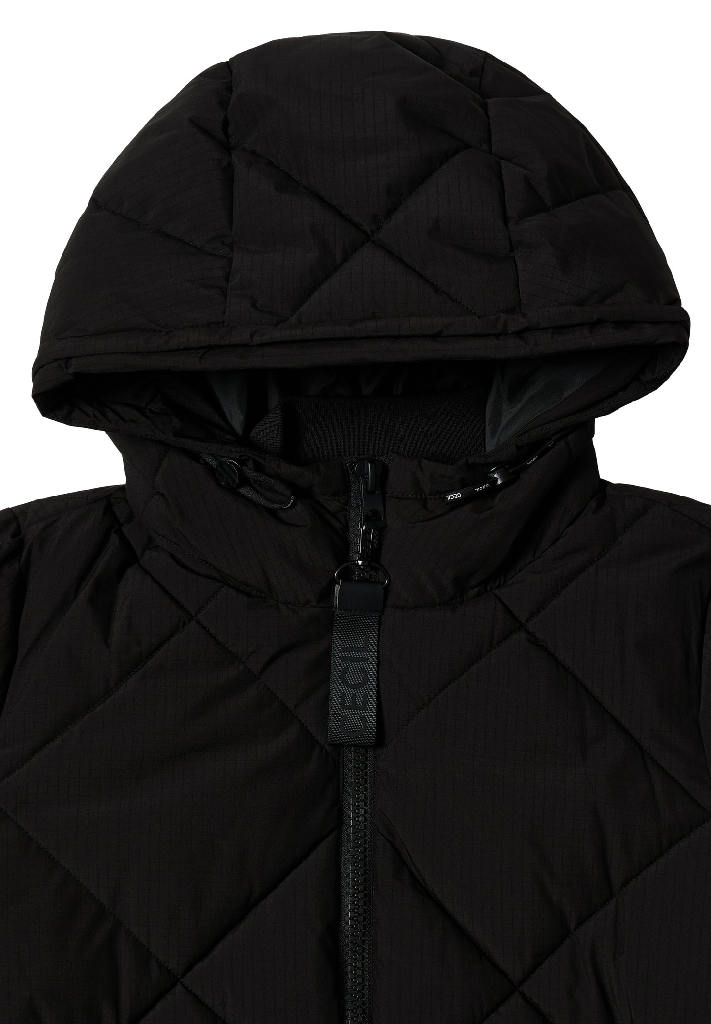 Ripstop Quilted Coat w. Teflon Black Bild 2