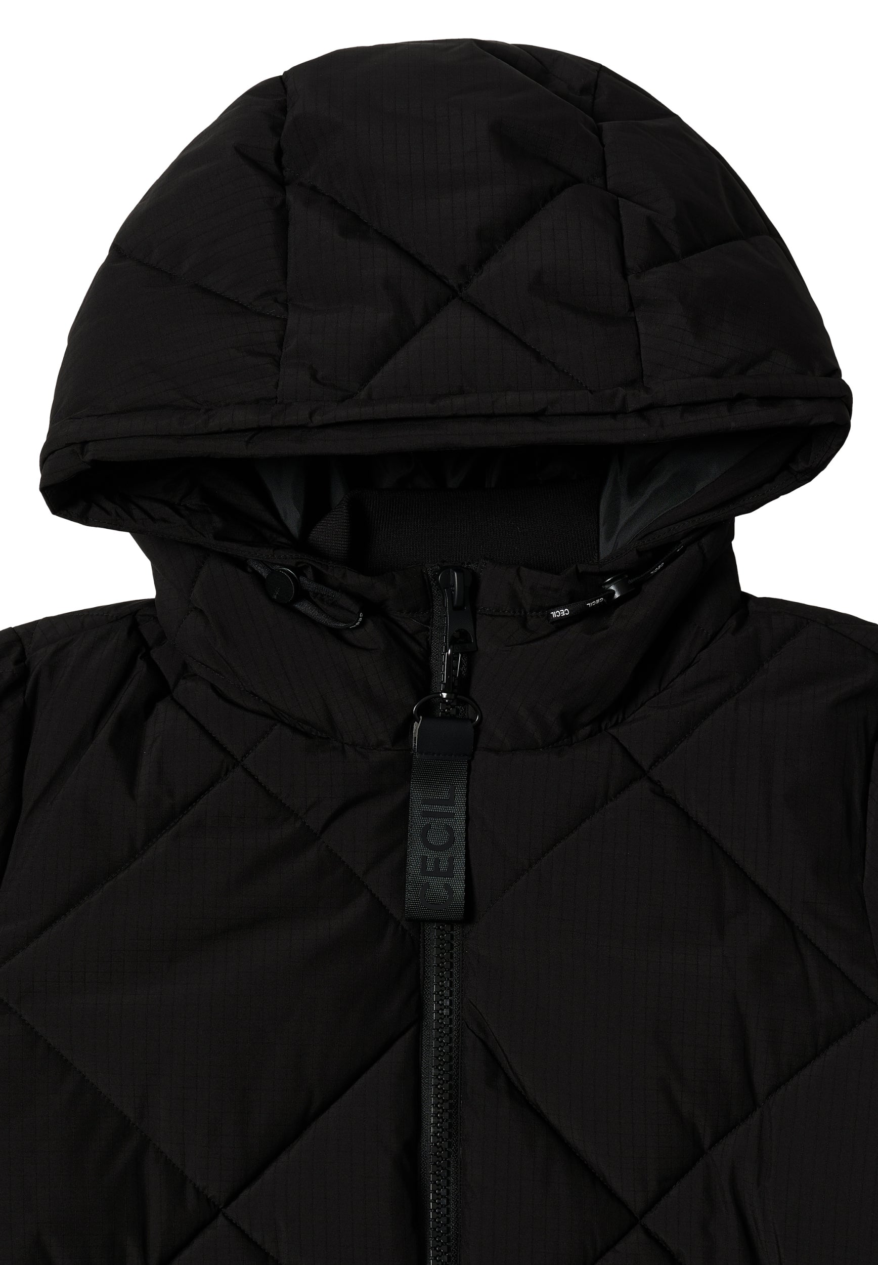 Ripstop Quilted Coat w. Teflon Black Bild 2