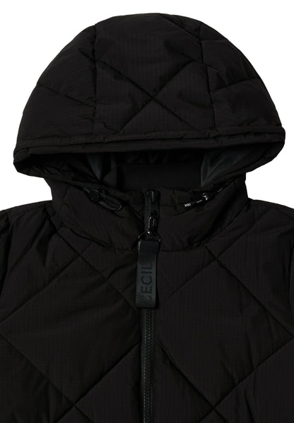Ripstop Quilted Coat w. Teflon Black Bild 2