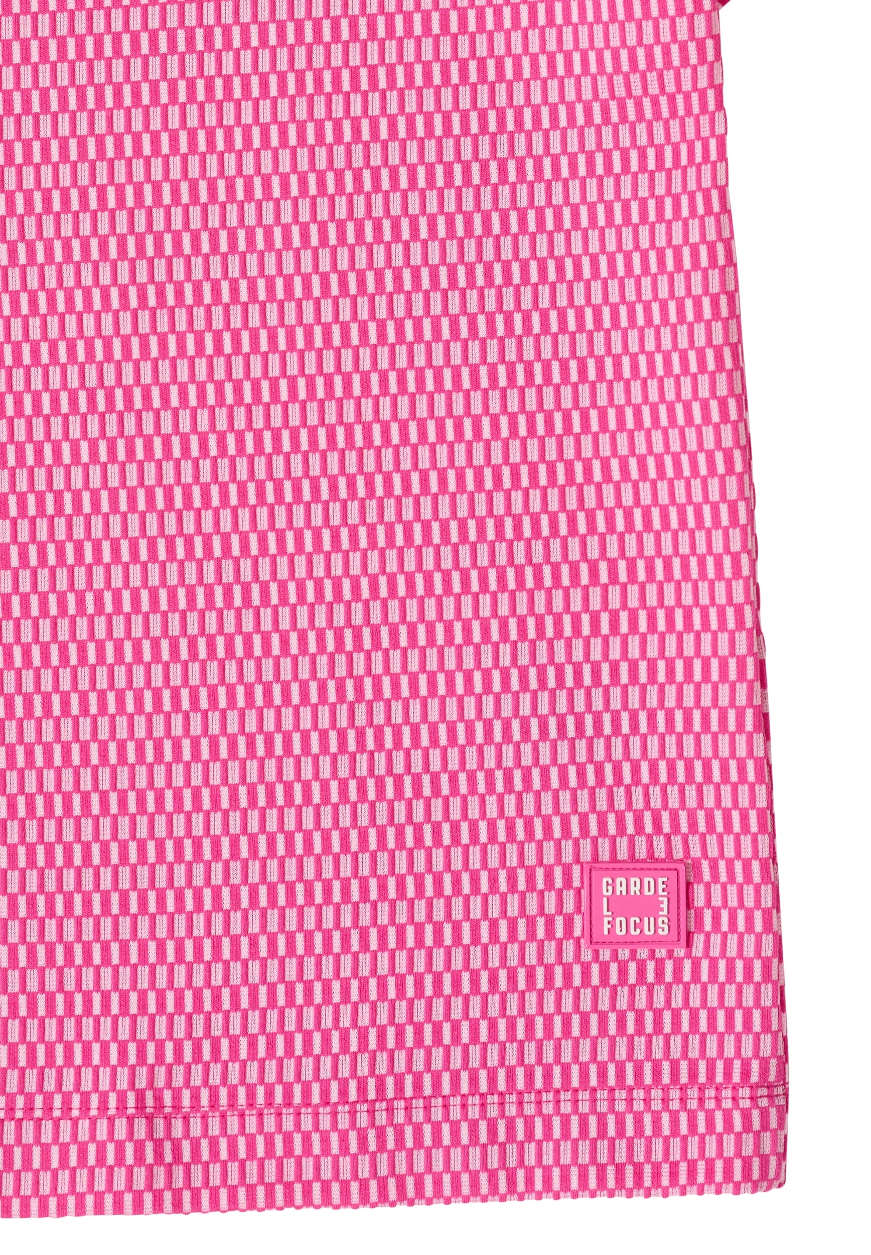 Shirt mit Funnel Neck im Two-Tone-Look beetroot pink Bild 2