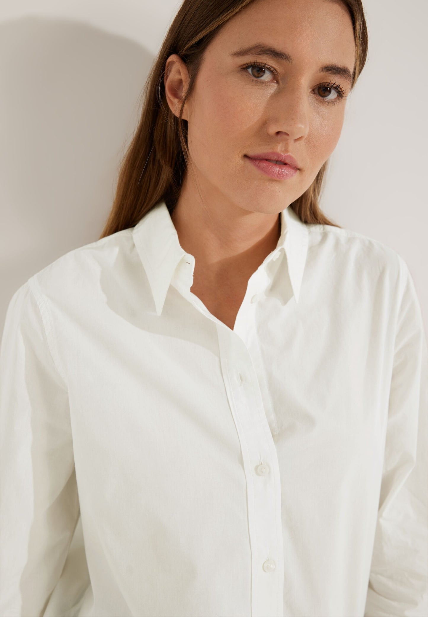 Long cotton blouse