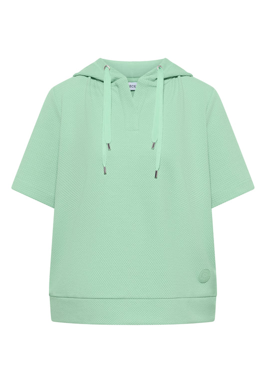 Structured Short Sleeve Sweats juicy lime Bild 1