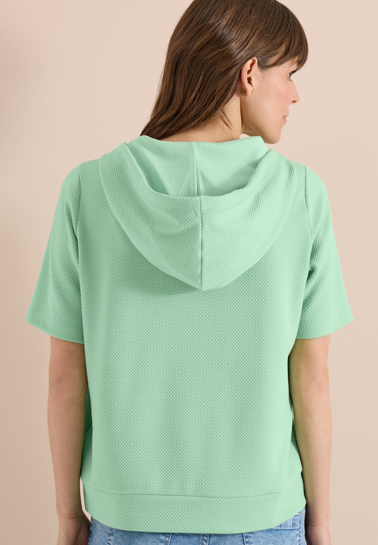 Structured Short Sleeve Sweats juicy lime Bild 4