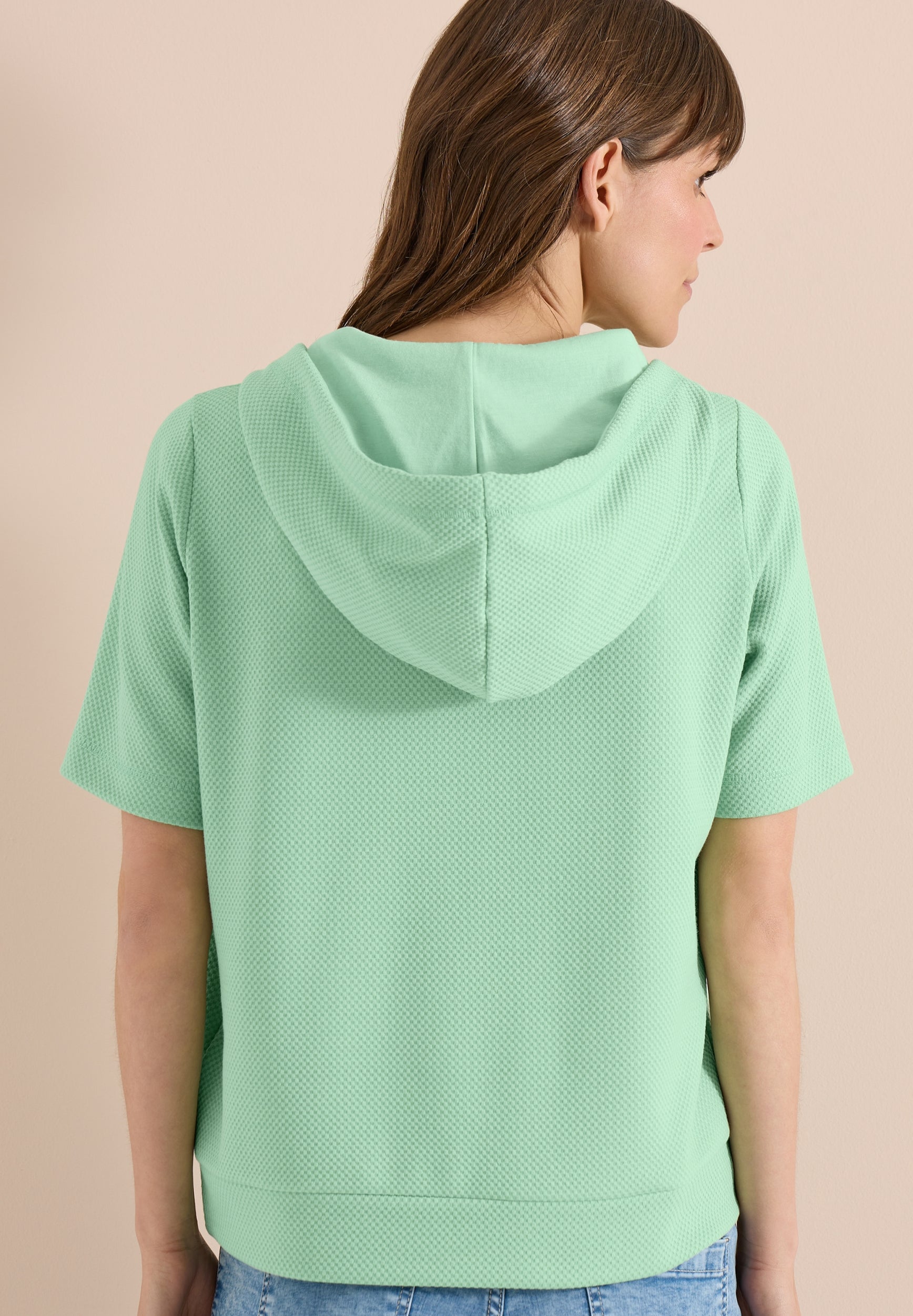 Structured Short Sleeve Sweats juicy lime Bild 4