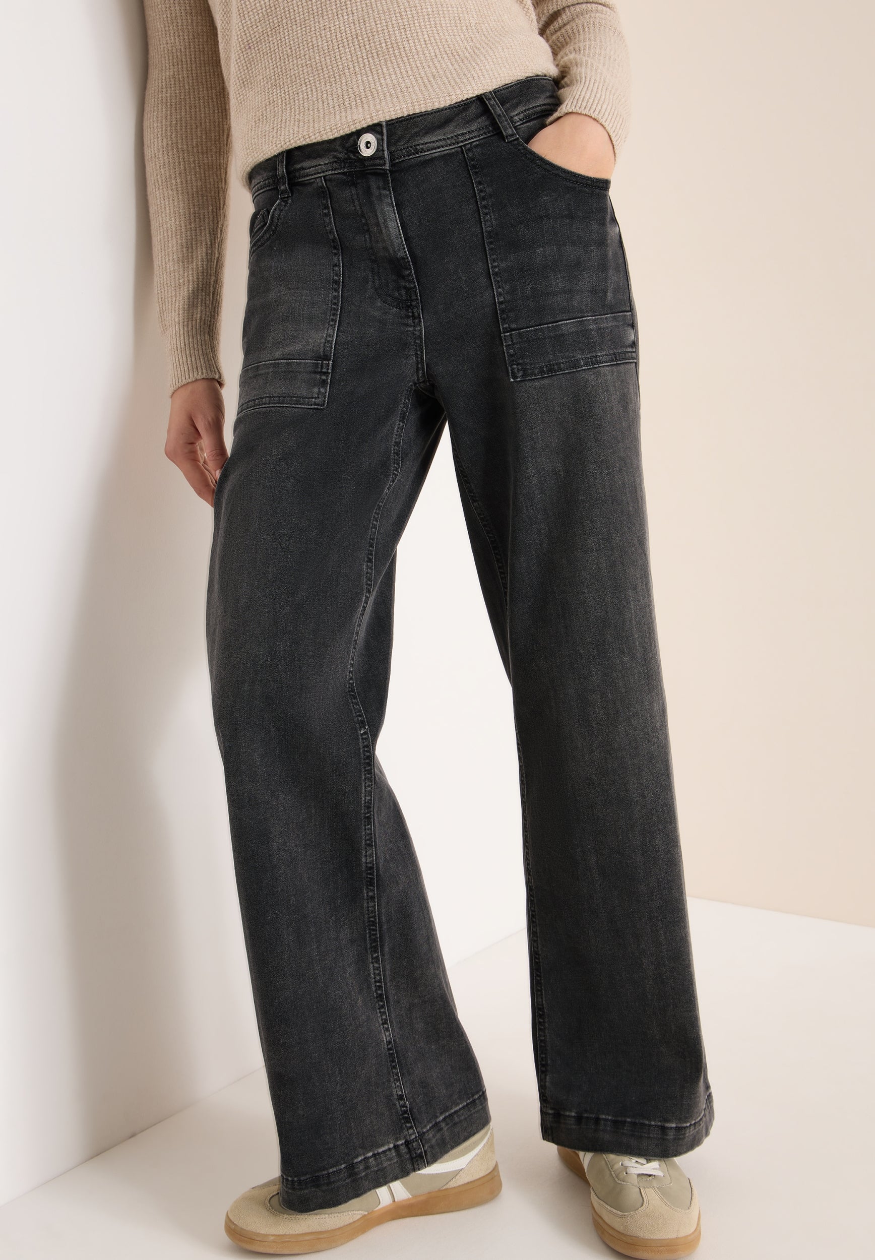Style Neele Flare Grey Patch P dark grey washed Bild 7