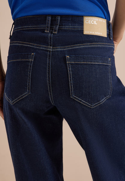 High Waist Barrel Leg Jeans im Loose Fit rinsed wash Bild 6